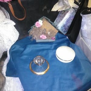 Lamp, birdhouse, candle holder and ring/jewelry bo